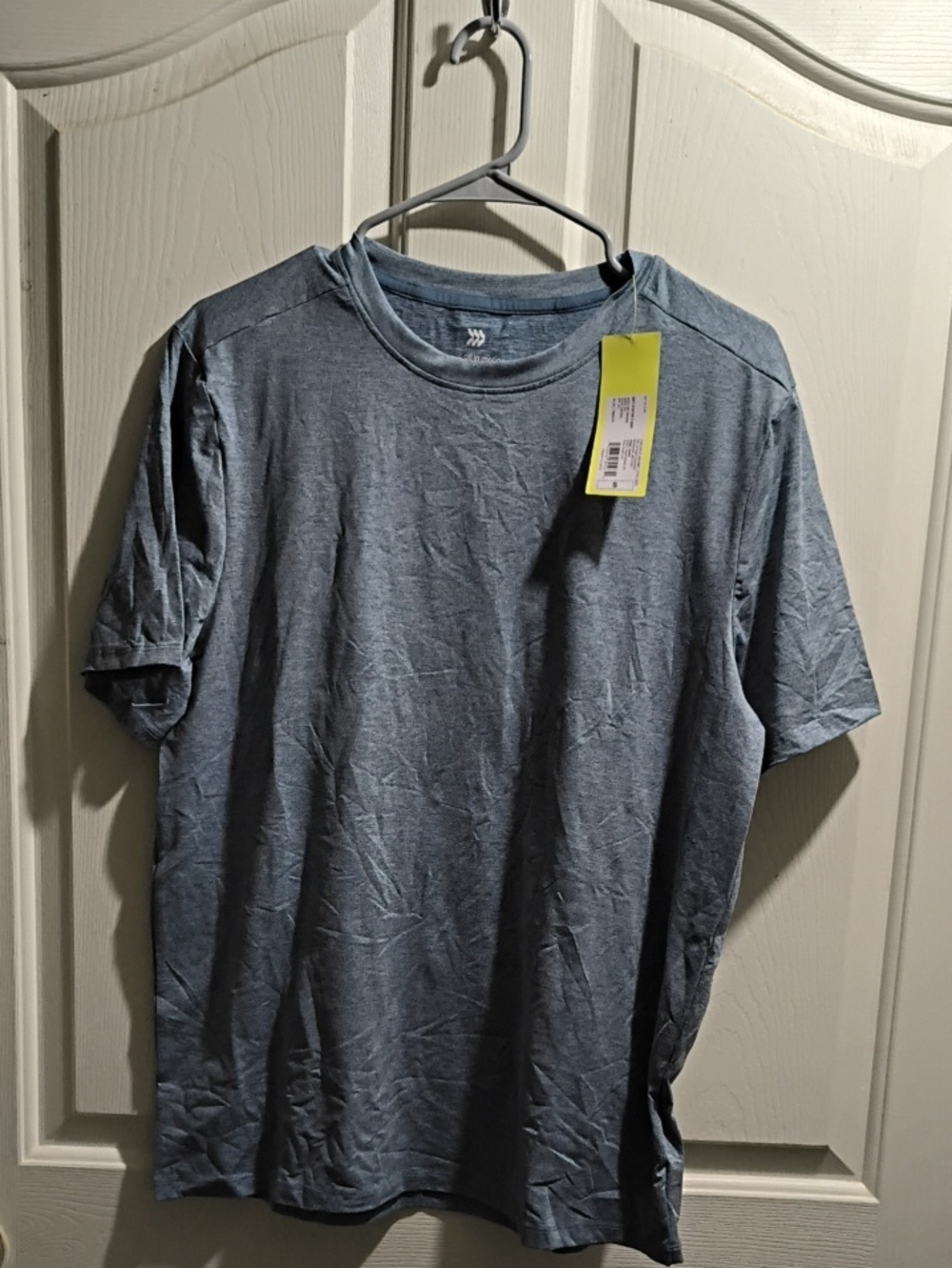 all in motion Men's Crew Neck T-Shirt in Steel Blue